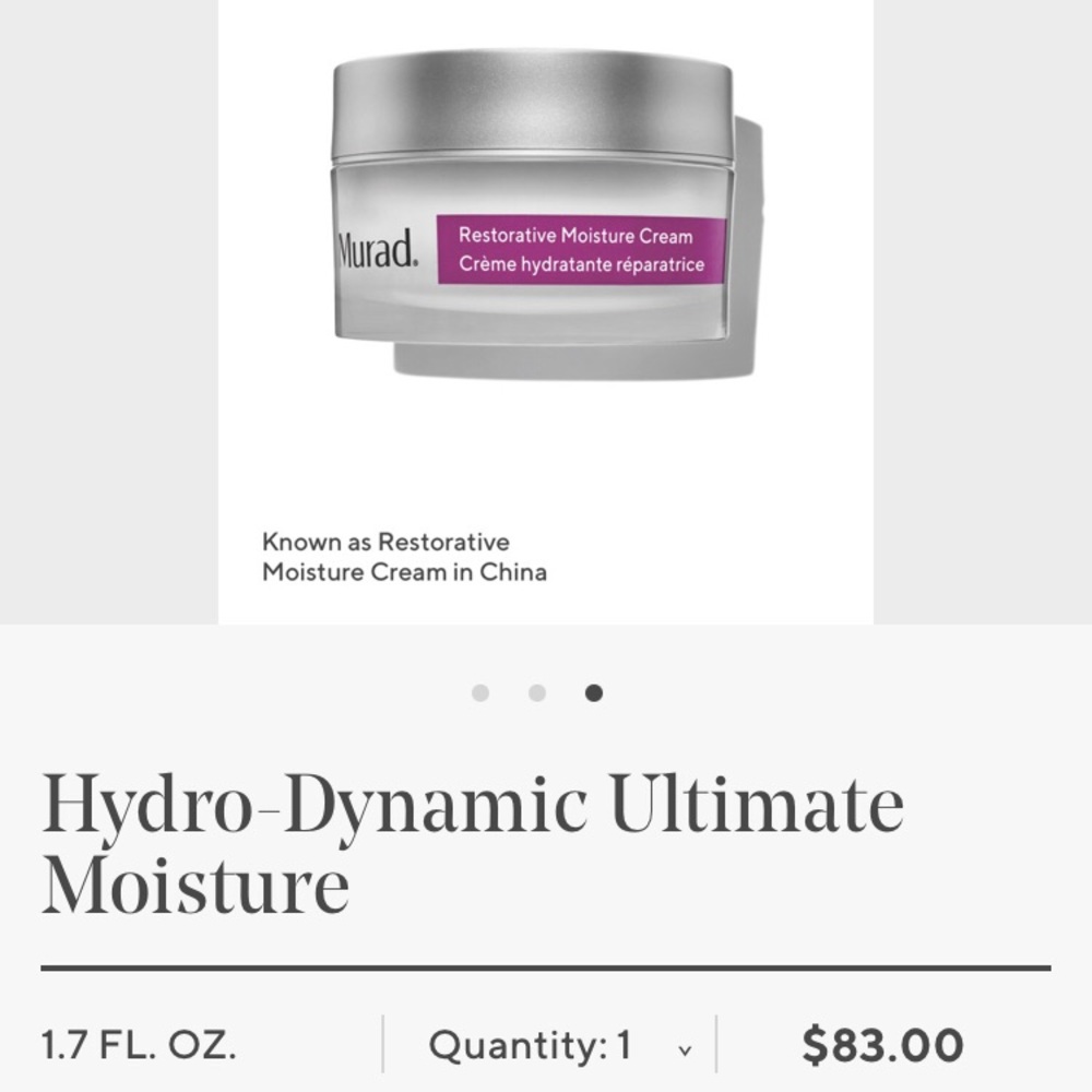 Murad hydro dynamic Ultimate moisture